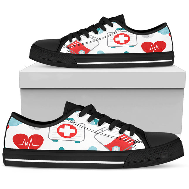 Nurse Canvas Lows 11 - Nurse Kicks - Nurse Shoes 