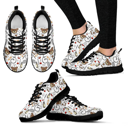 Bear Nurse Sneakers Wit