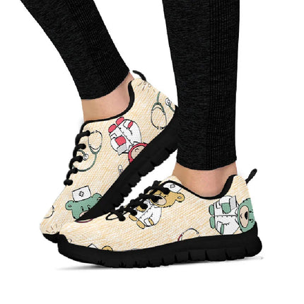 Sneakers Bear Cream Nurse