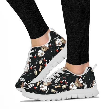 Bear Nurse Sneakers Black