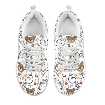 Bear Nurse Sneakers Wit
