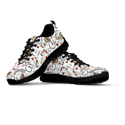 Bear Nurse Sneakers Wit