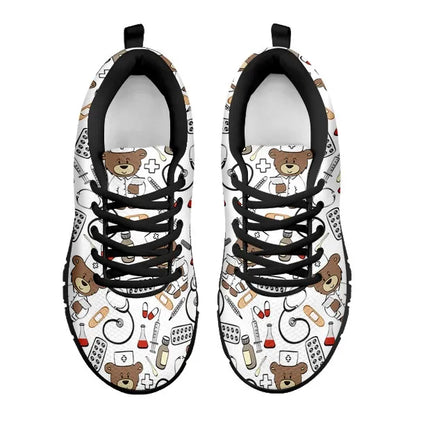 Bear Nurse Sneakers Wit