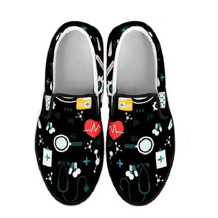 Sneakers Slip On Nere da Infermiera