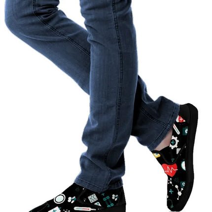 Sneakers Slip On Nere da Infermiera