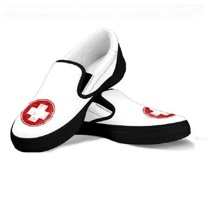 Medische Symbolen Slip-ons Verpleegstersneakers