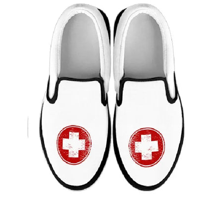Medische Symbolen Slip-ons Verpleegstersneakers