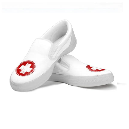 Medische Symbolen Slip-ons Verpleegstersneakers