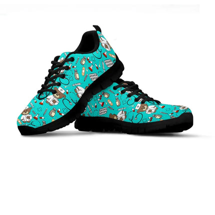Hellblauer Nurse Bear Sneaker