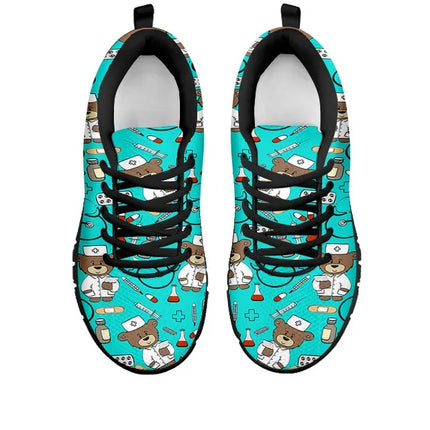 Hellblauer Nurse Bear Sneaker