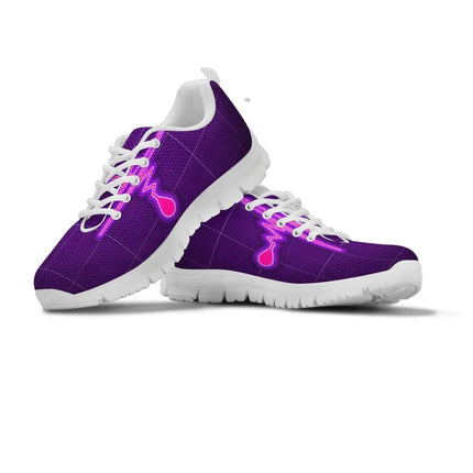 Baskets violettes Nurse Cardiogram