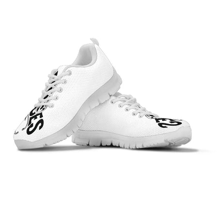 Sneakers bianche da donna con logo infermiera