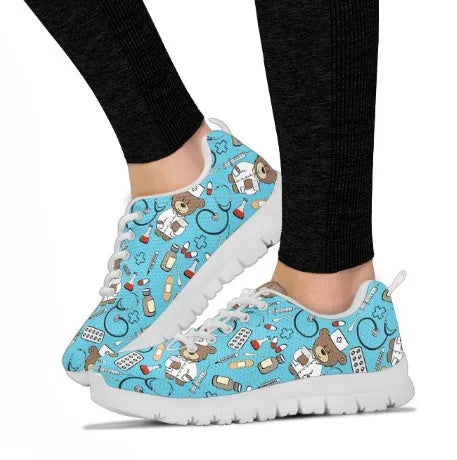 Bear Nurse Sneakers Light Blue