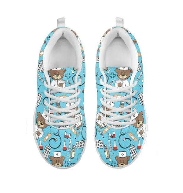 Bear Nurse Sneakers Light Blue