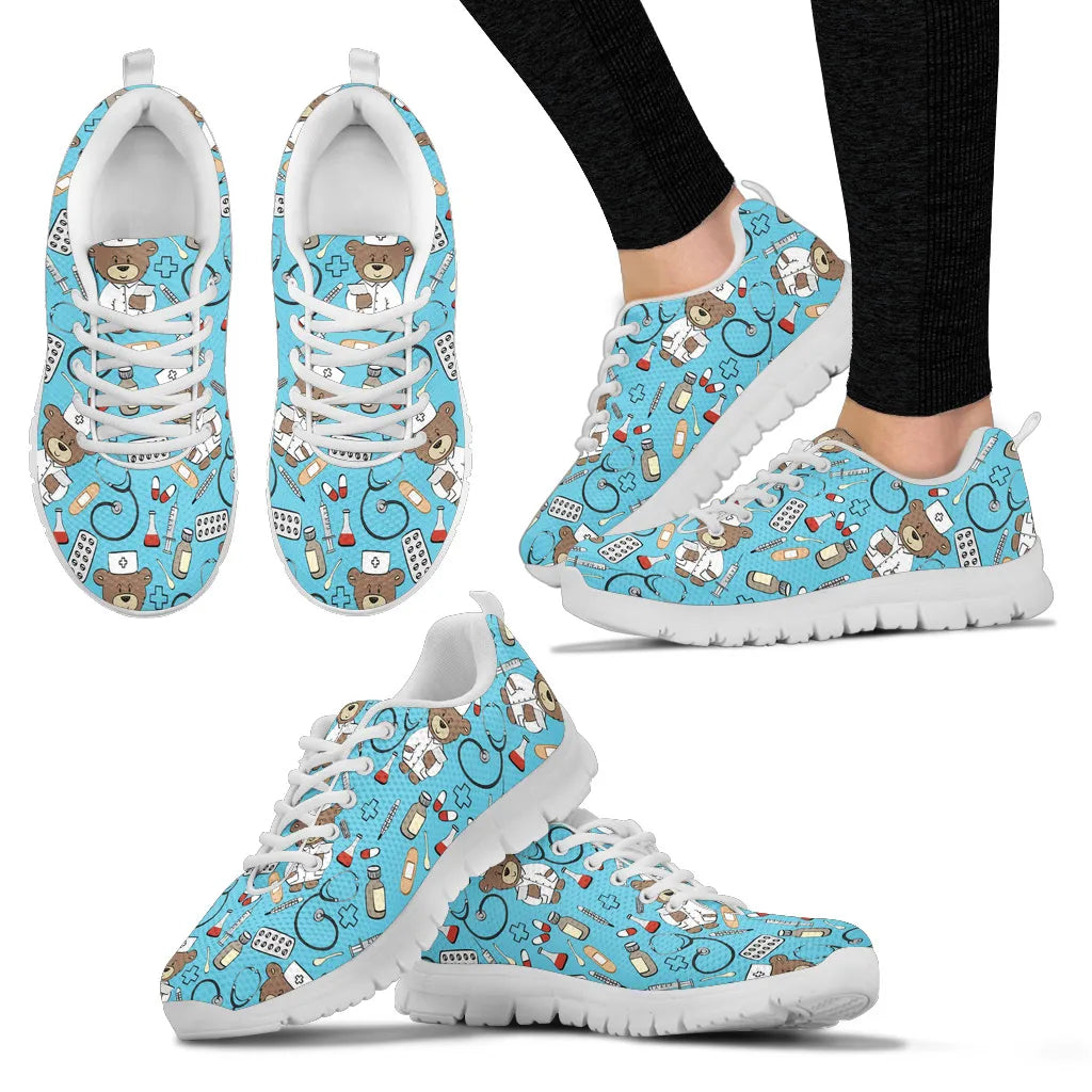 Bear Nurse Sneakers Light Blue